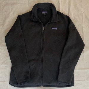 Patagonia Zip Up Fleece Black Men’s LARGE